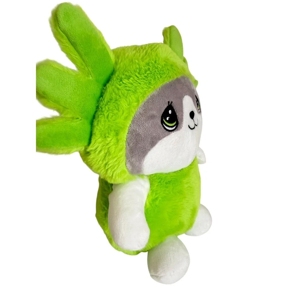 Caravan Softoys in‎ Green Axolotl Hood Plush Big T Toys Stuffed Animal